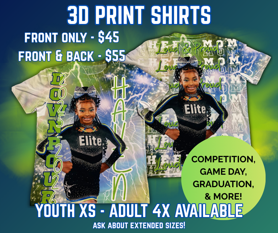 Personalized All-Over Sublimation T-Shirt | Custom Photo & Spirit Shirt