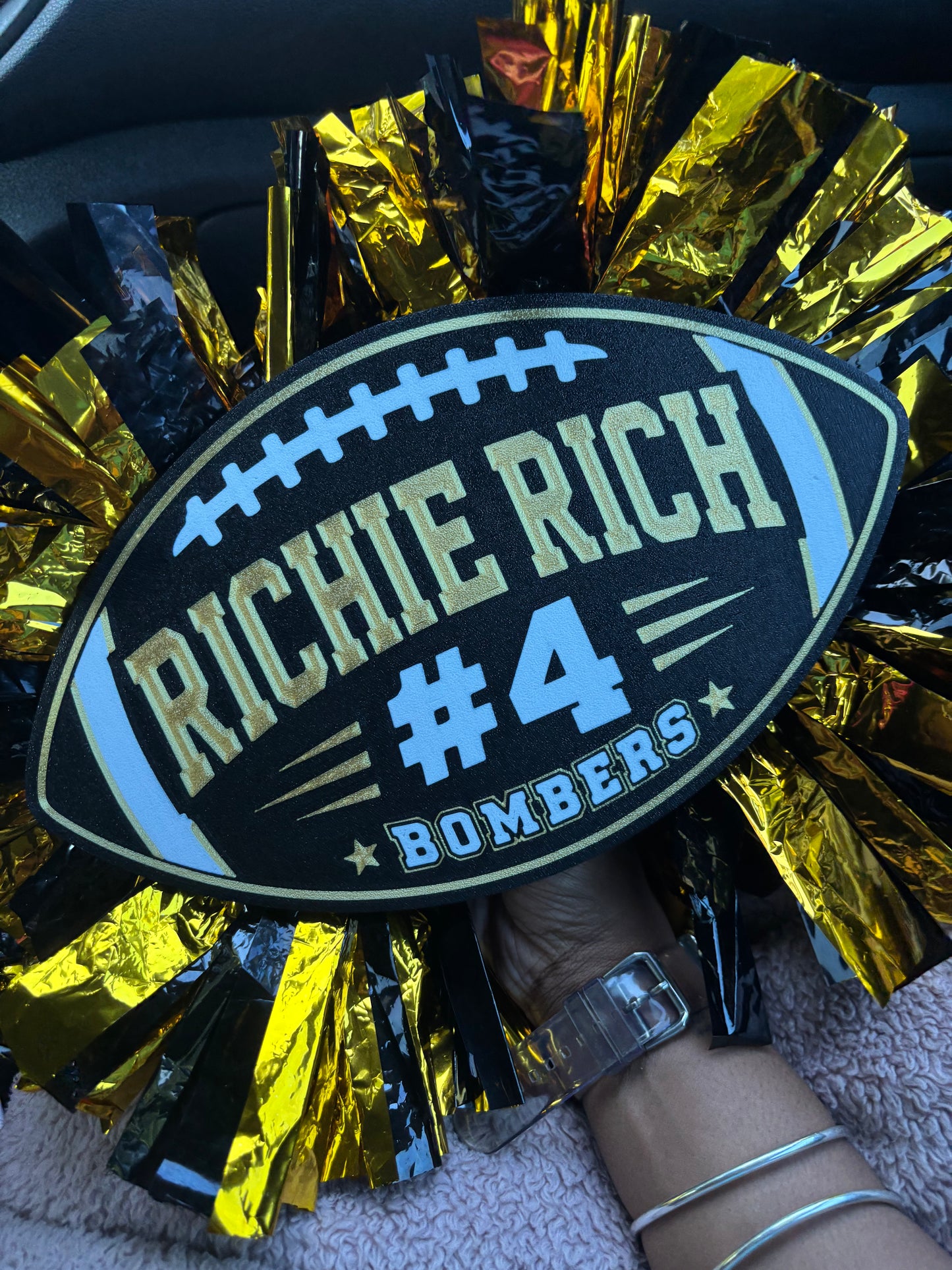 Personalized Hype Handle | Custom Game Day Spirit Accessory