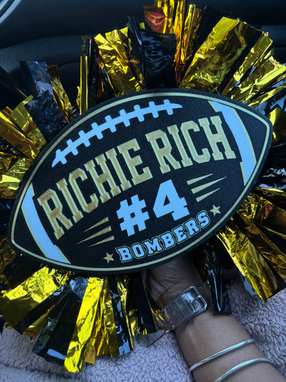 Personalized Hype Handle | Custom Game Day Spirit Accessory