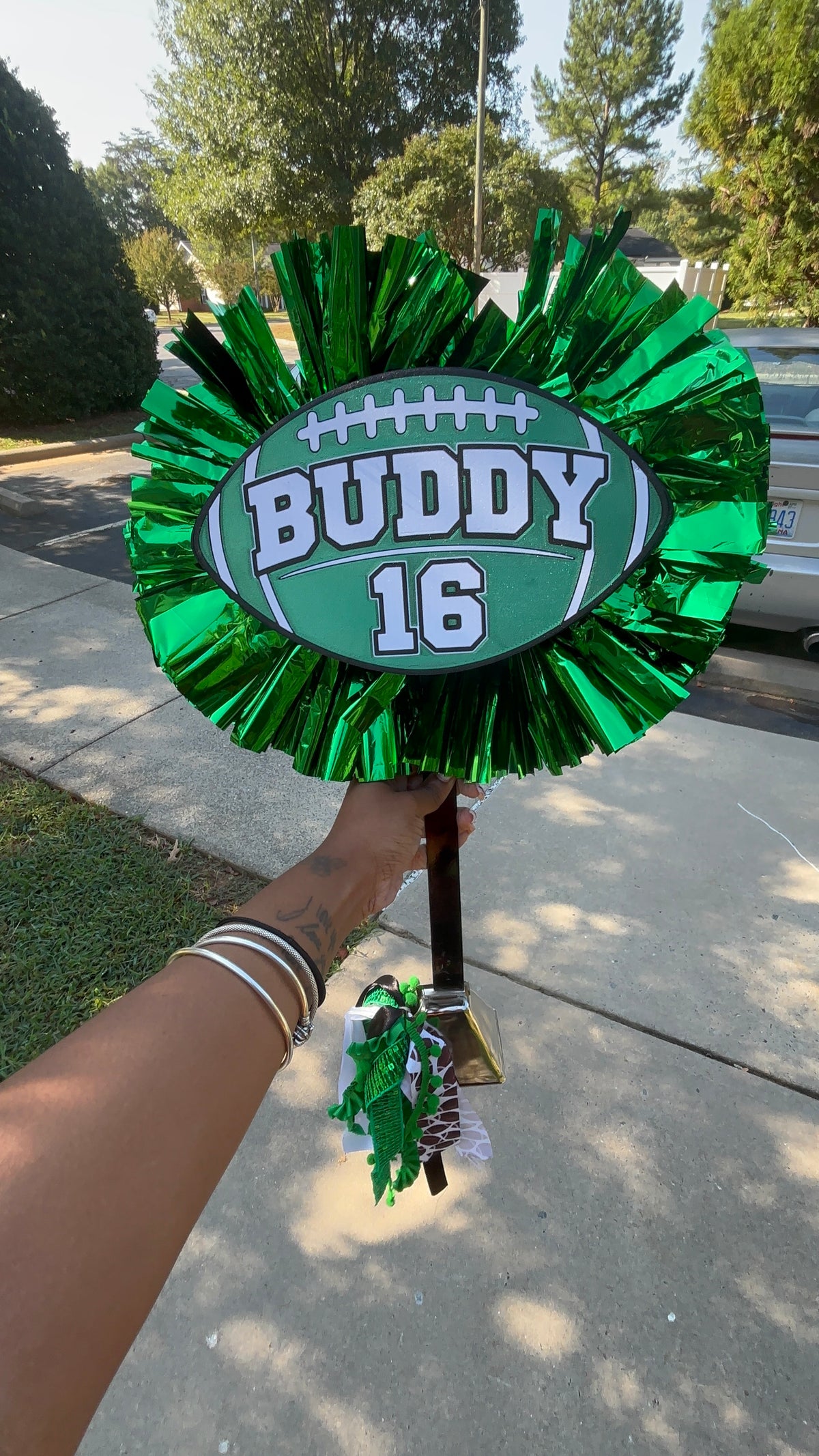 Personalized Hype Handle | Custom Game Day Spirit Accessory