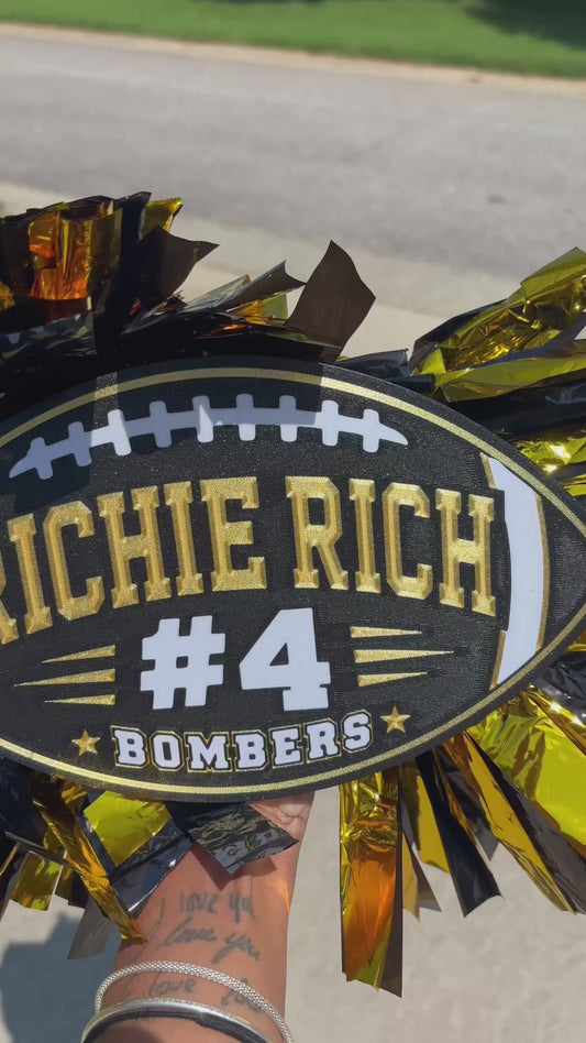 Personalized Hype Handle | Custom Game Day Spirit Accessory